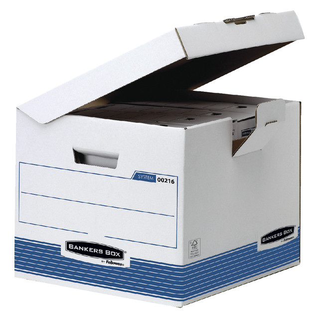 Archiefdoos Bankers box system flip top kubus