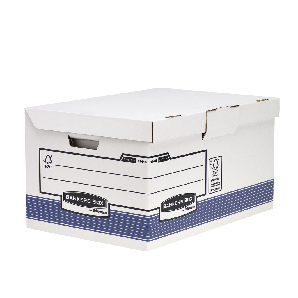 Archiefdoos bankers box system fold flip top maxi