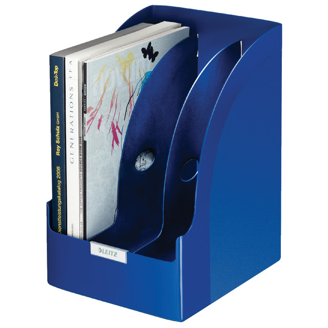 [52390035] Tijdschriftcassette Leitz plus jumbo blauw