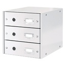 Ladenkast Leitz WOW Click Store 3 laden wit