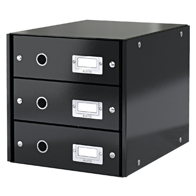 [60480095] Ladenkast Leitz Click Store WOW 3 laden zwart