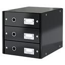 Ladenkast Leitz Click Store WOW 3 laden zwart