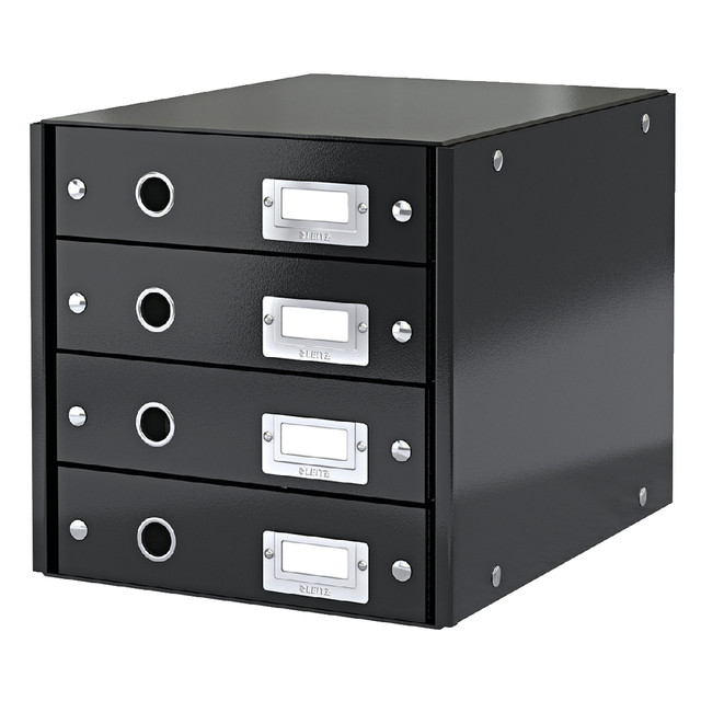 [60490095] Ladenkast Leitz WOW Click Store 4 laden zwart