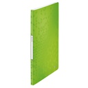Showmap Leitz WOW A4 20-tassen PP groen