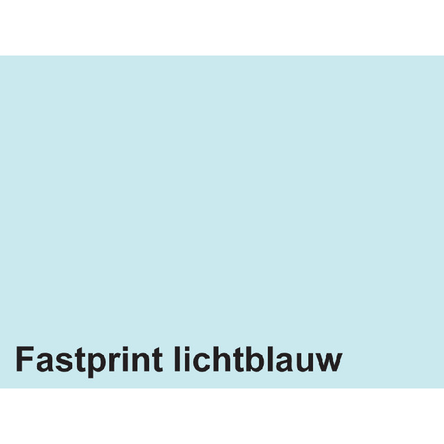 [129722] Receptpapier Fastprint A6 80gr lichtblauw