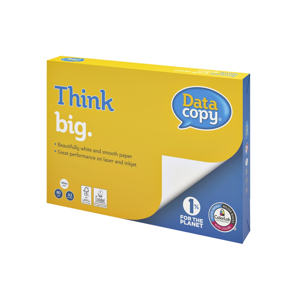 [521833] Kopieerpapier Datacopy A3 80gr wit