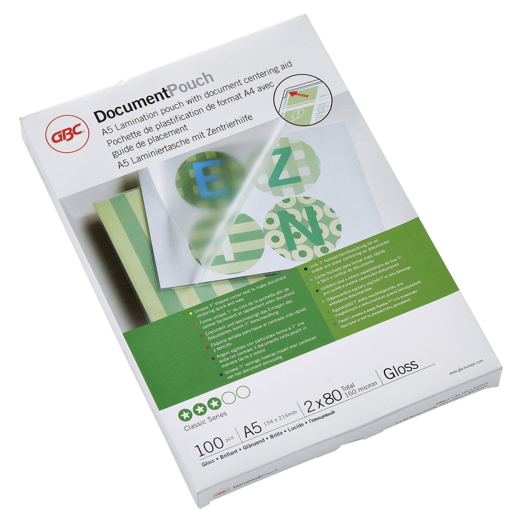 [IB575037] Lamineerhoes GBC A5 2x80micron