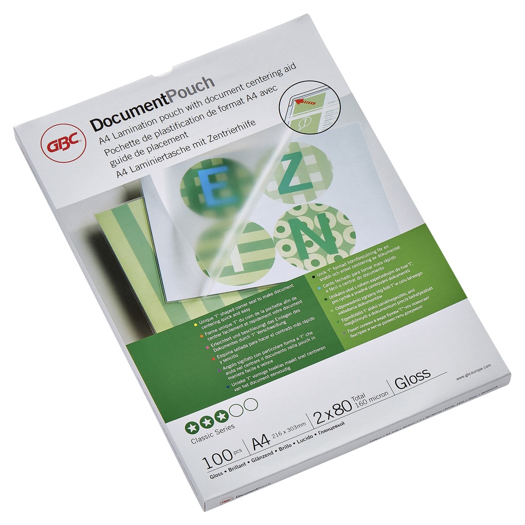[IB585036] Lamineerhoes GBC A4 2x80micron