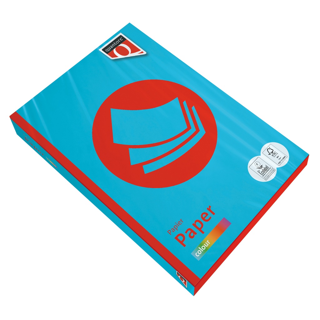 [129859] Kopieerpapier Quantore Colour A3 120gr azuurblauw
