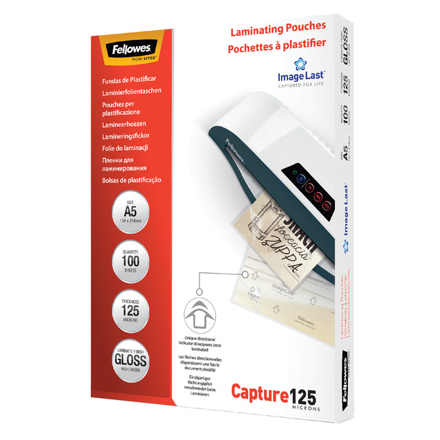 [5307302] Lamineerhoes Fellowes A5 2x125micron