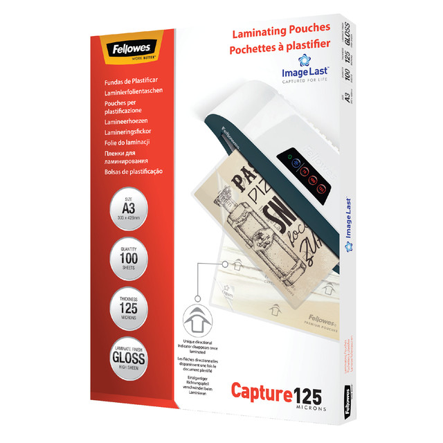 [5307506] Lamineerhoes Fellowes A3 2x125micron