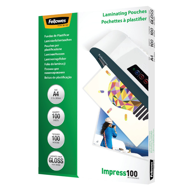 [5351111] Lamineerhoes Fellowes A4 2x100micron