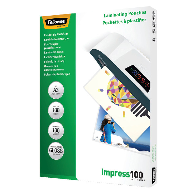 [5351205] Lamineerhoes Fellowes A3 2x100micron