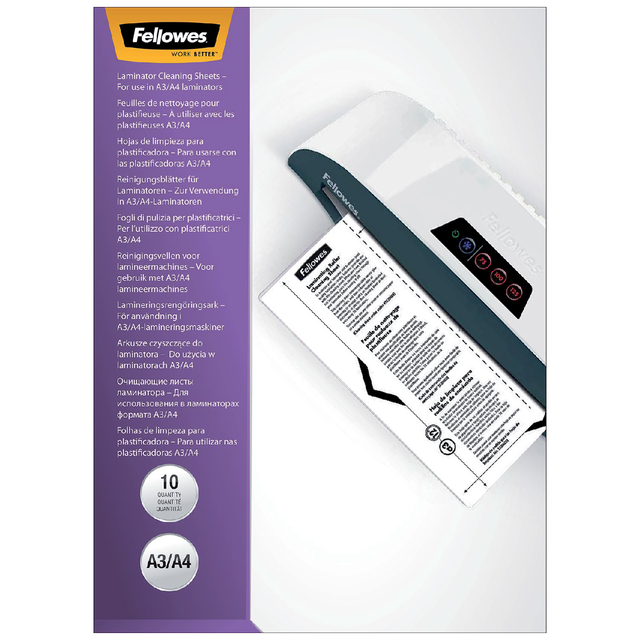 [5320604] Lamineer schoonmaakvel Fellowes A4+A3