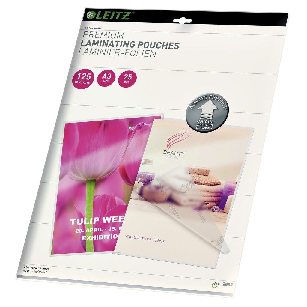 [74890000] Lamineerhoes Leitz iLAM A3 2x125micron UDT