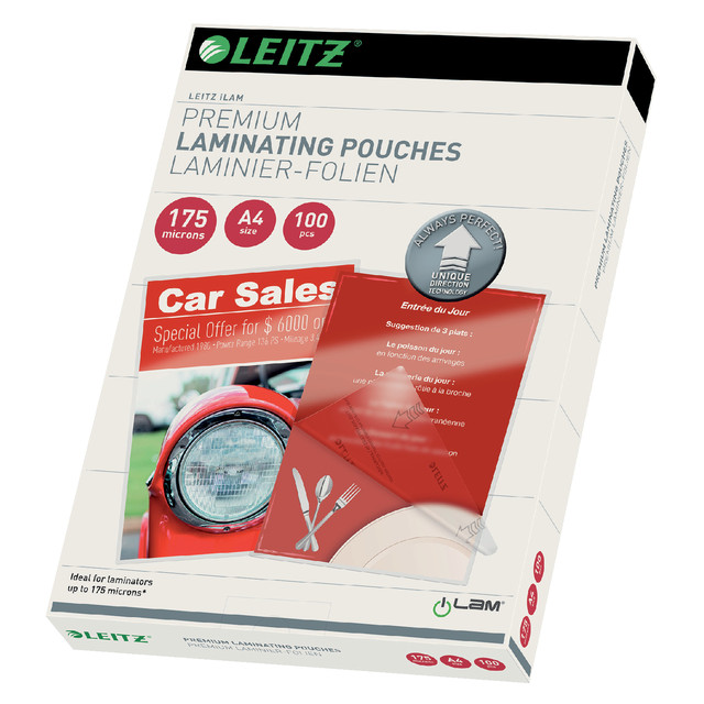 [74830000] Lamineerhoes Leitz iLAM A4 2x175micron