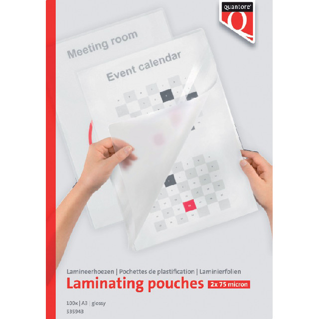 Lamineerhoes Quantore A3 303x426mm 2x75micron