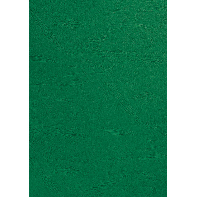 [CE040045] Voorblad GBC A4 karton lederlook 250gr groen