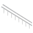 Surebindstrip 25mm 10pins wit