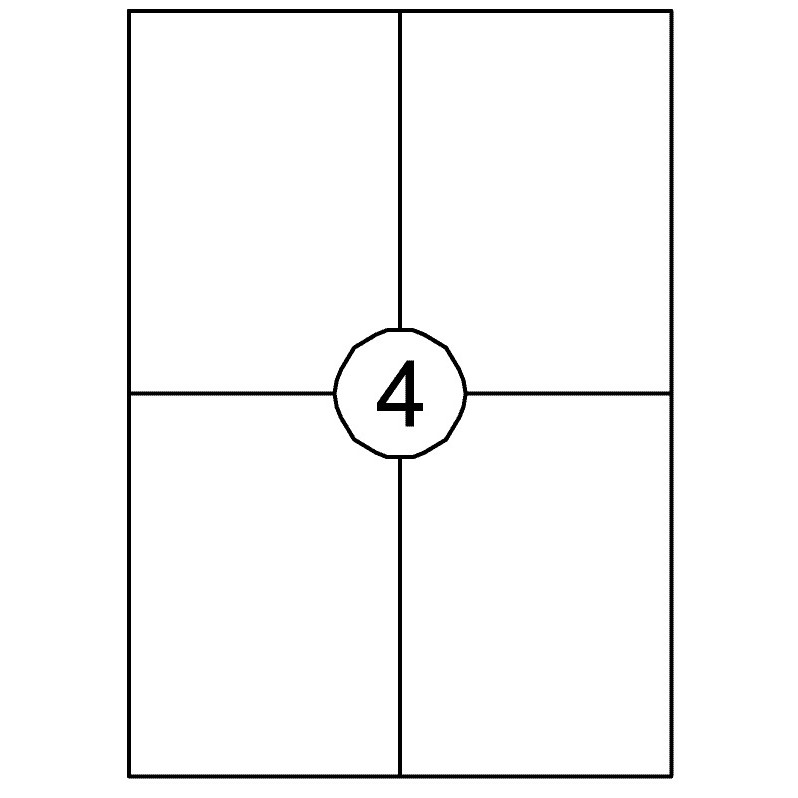 [129934] Etiket Quantore 105x148mm 400st