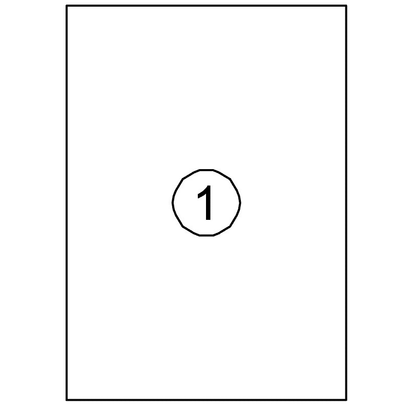 [129942] Etiket Quantore 210x297mm 100st