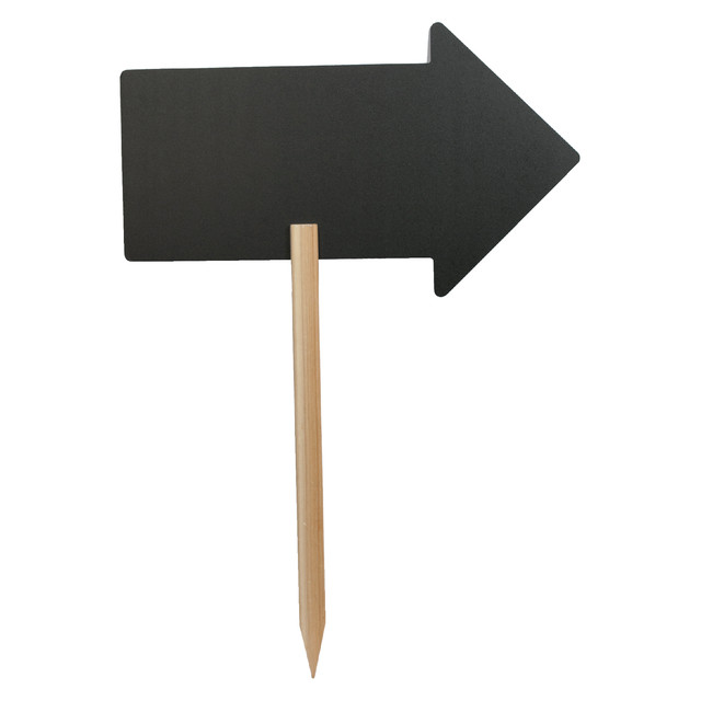 Krijtbord Securit pijl 440x270mm houten pin