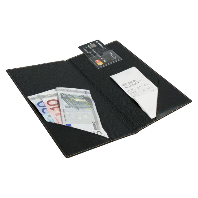 Betaalmap Securit Trendy 230x130mm zwart