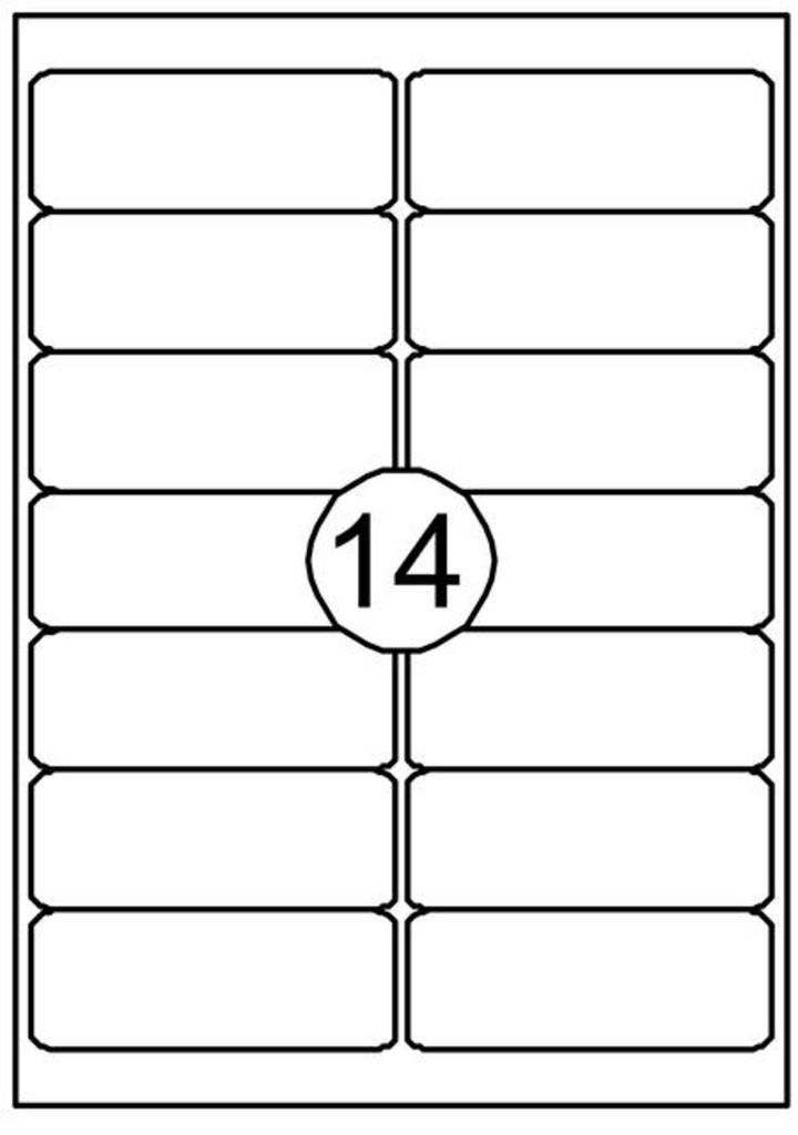 [129956] Etiket Quantore 99.1x38.1mm 1400st