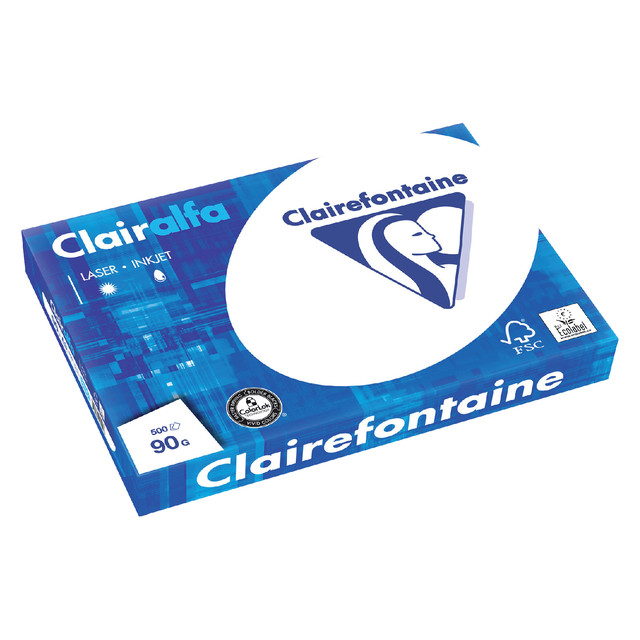 [2895] Kopieerpapier Clairefontaine Clairalfa A3 90gr wt