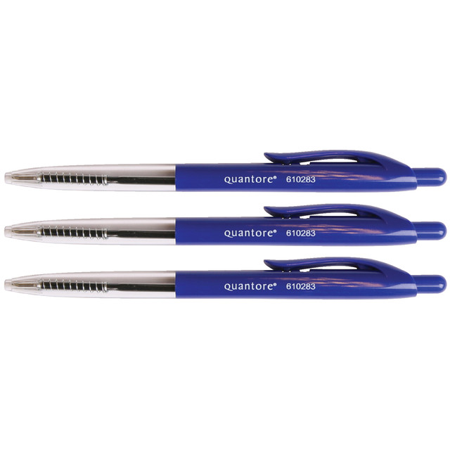 [KB160600-3] Balpen Quantore drukknop blauw