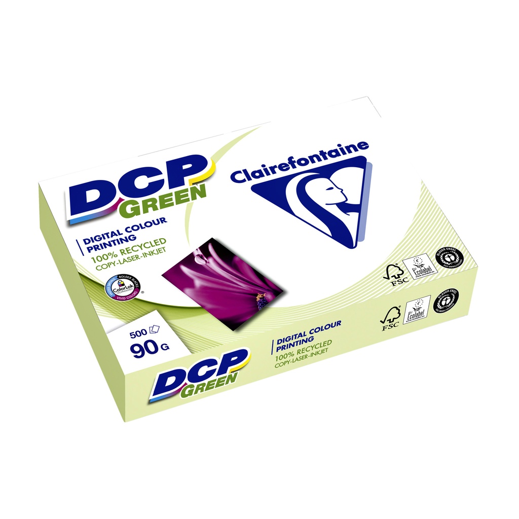 [50014SC] Laserpapier Clairefontaine DCP Green A4 90gr wit