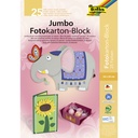 Fotokartonblok Folia 300gr 24x34cm jumbo assorti