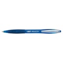 Balpen Bic Atlantis soft clic M blauw