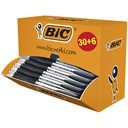 Balpen Bic Atlantis classic grip clic M zwart