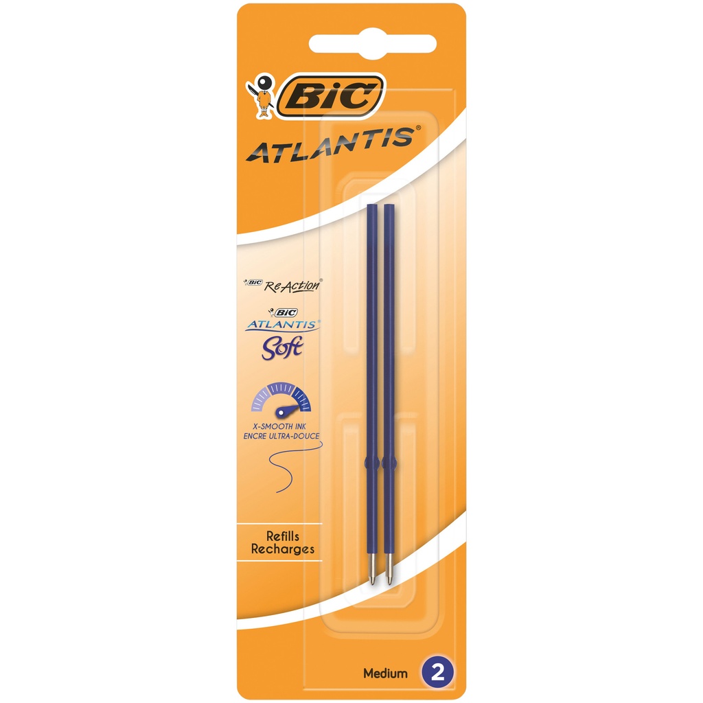 [8924091] Balpenvulling Bic voor diverse balpennen M blauw