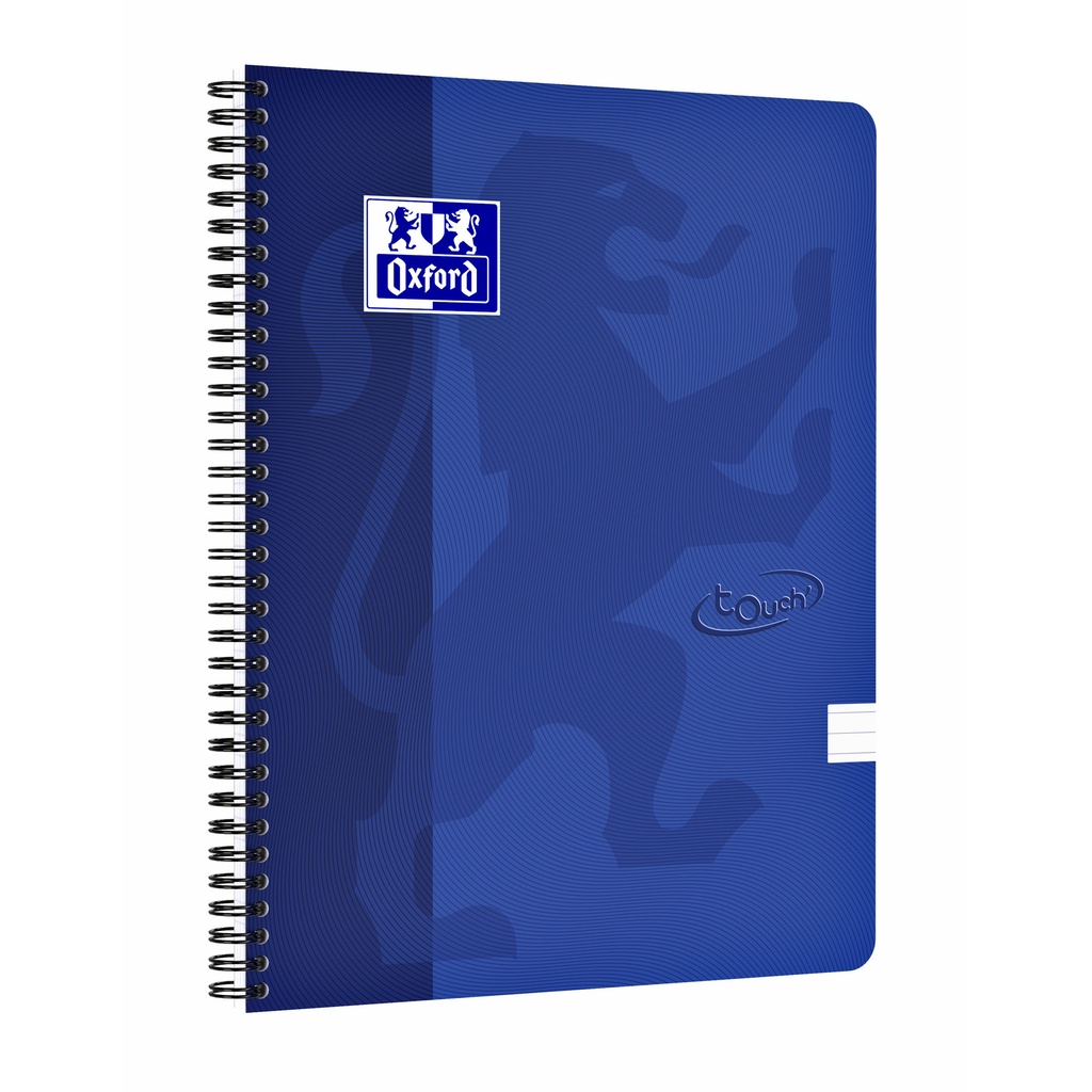 [400103994] Spiraalblok Oxf Touch A4 lijn 140pag 80gr bl