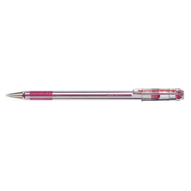 Balpen Pentel BK77 fijn rood