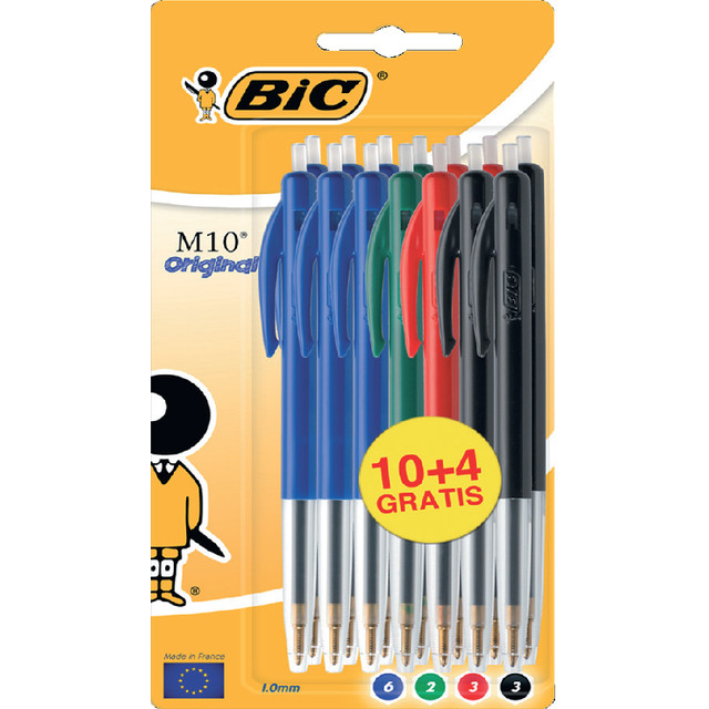 Balpen Bic M10 M assorti