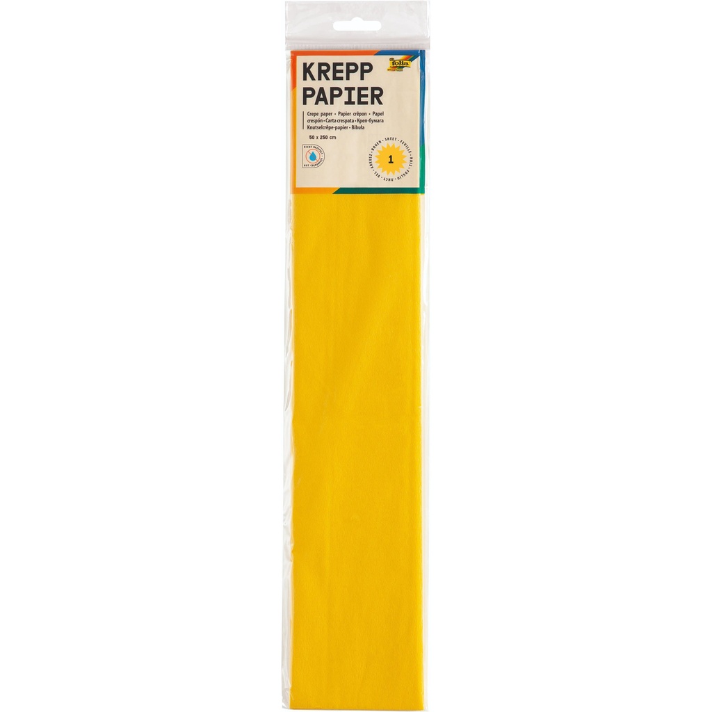 [822106] Crepepapier Folia 50x250cm 10vel 106 geel