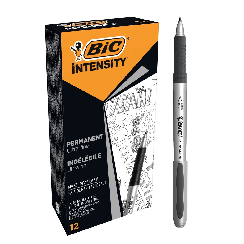 [8290801] Permanent marker Bic Intensisty UF zwart