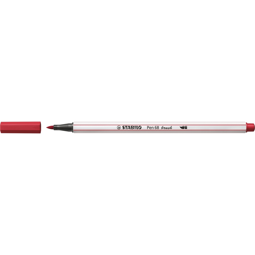 Brushstift STABILO Pen 68/50 donkerrood