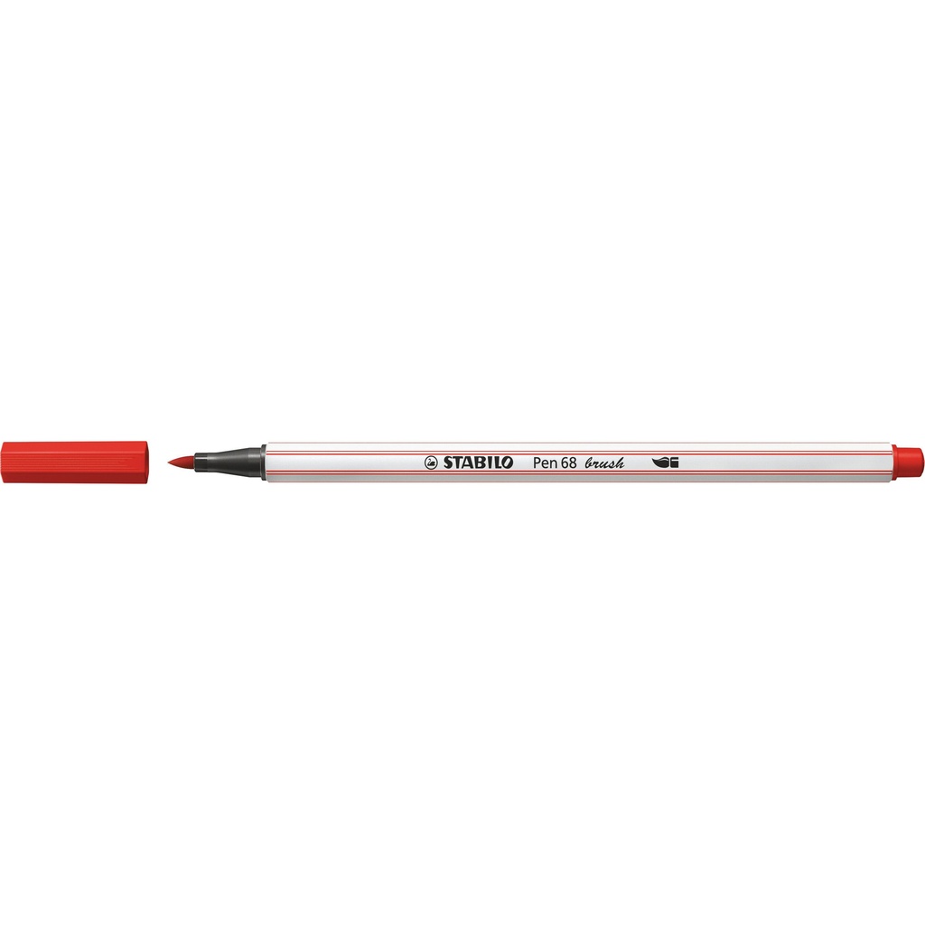 Brushstift STABILO Pen 68/48 karmijnrood