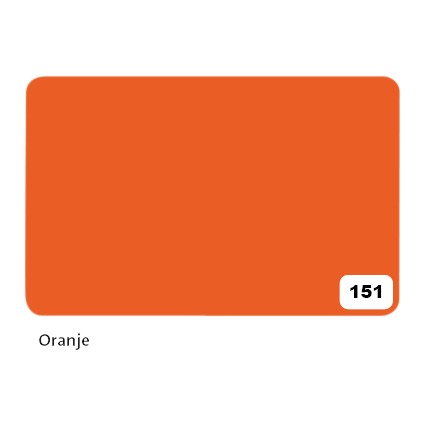[65151E] Etalagekarton Folia 1z 48x68cm 380gr nr151 oranje