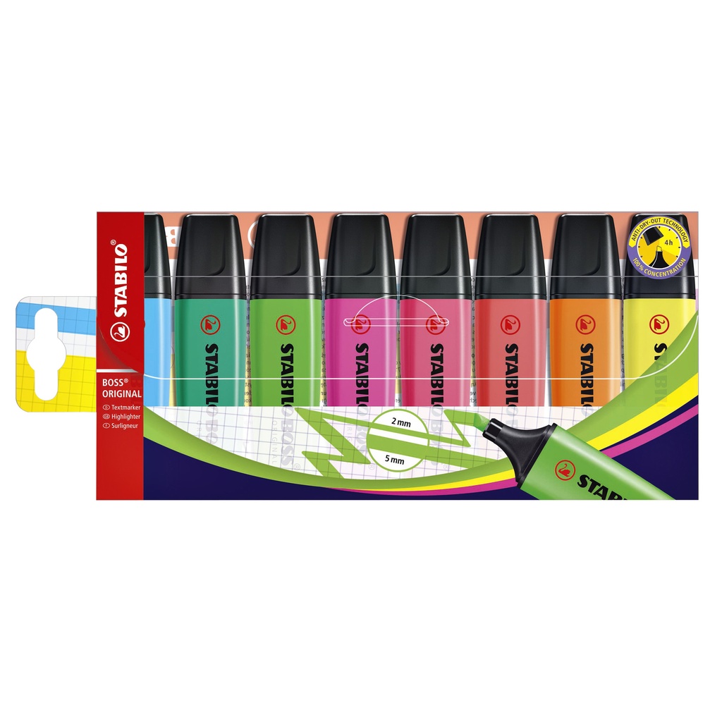 [70/8] Markeerstift STABILO BOSS 70/8 8st asorti
