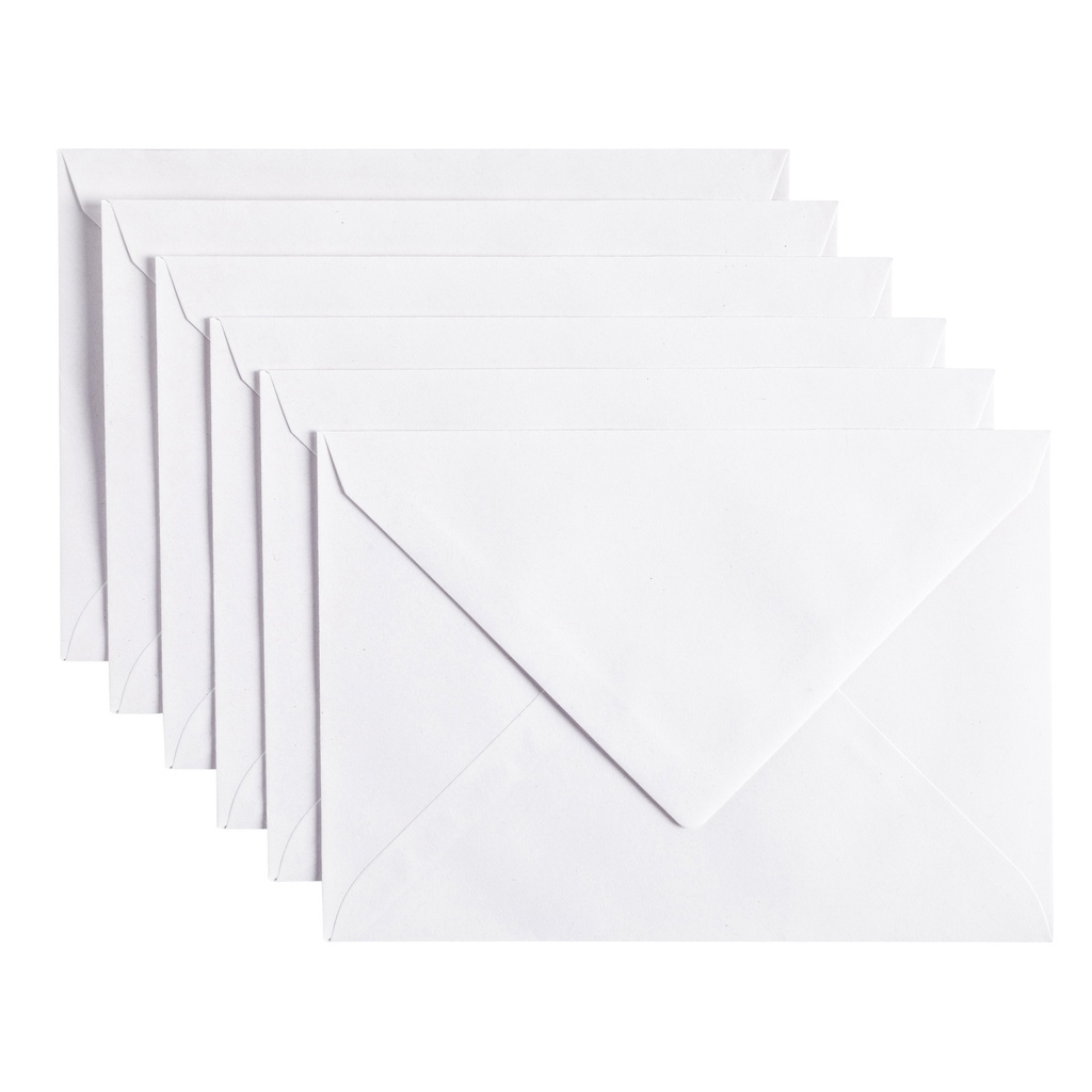 [302321] Envelop Papicolor C6 114x162mm kraft wit
