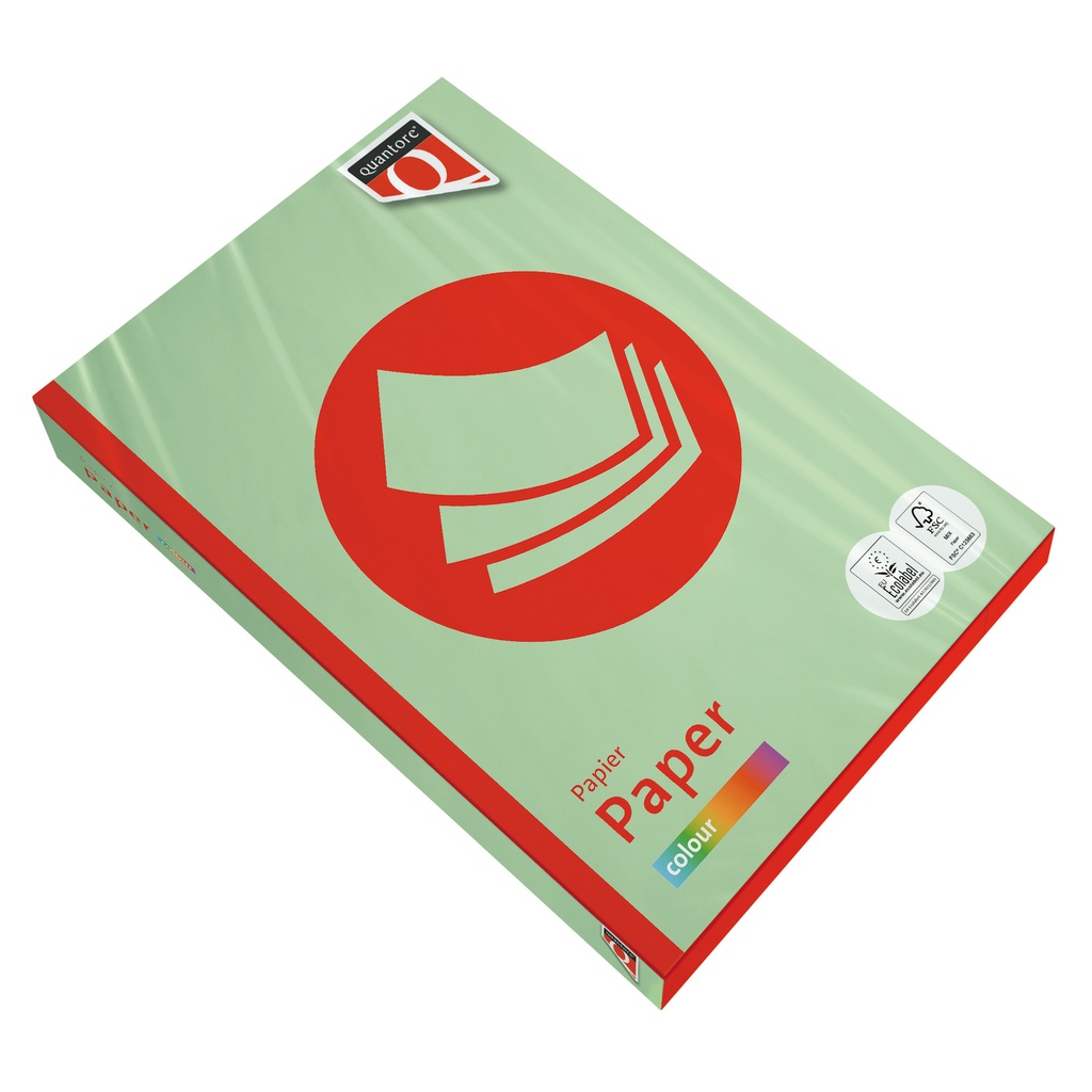 Kopieerpapier Quantore Colour A4 160gr appelgroen