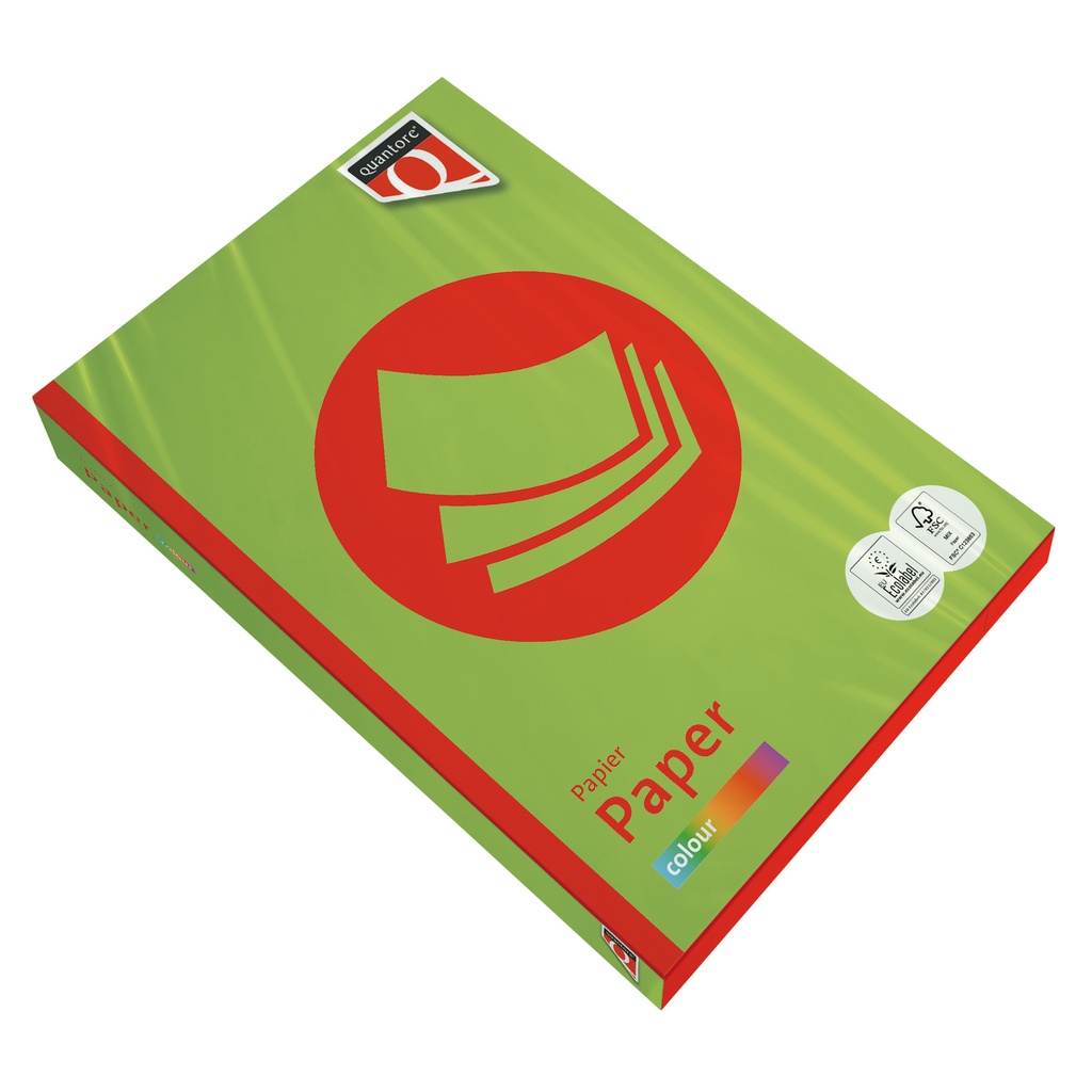 [746024] Kopieerpapier Quantore Colour A4 160gr helgroen
