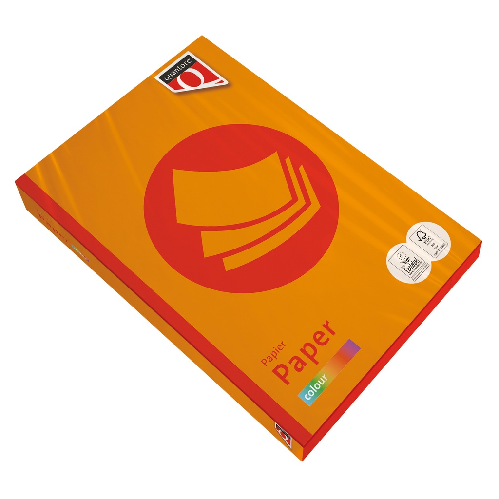 [746026] Kopieerpapier Quantore Colour A4 160gr oranje