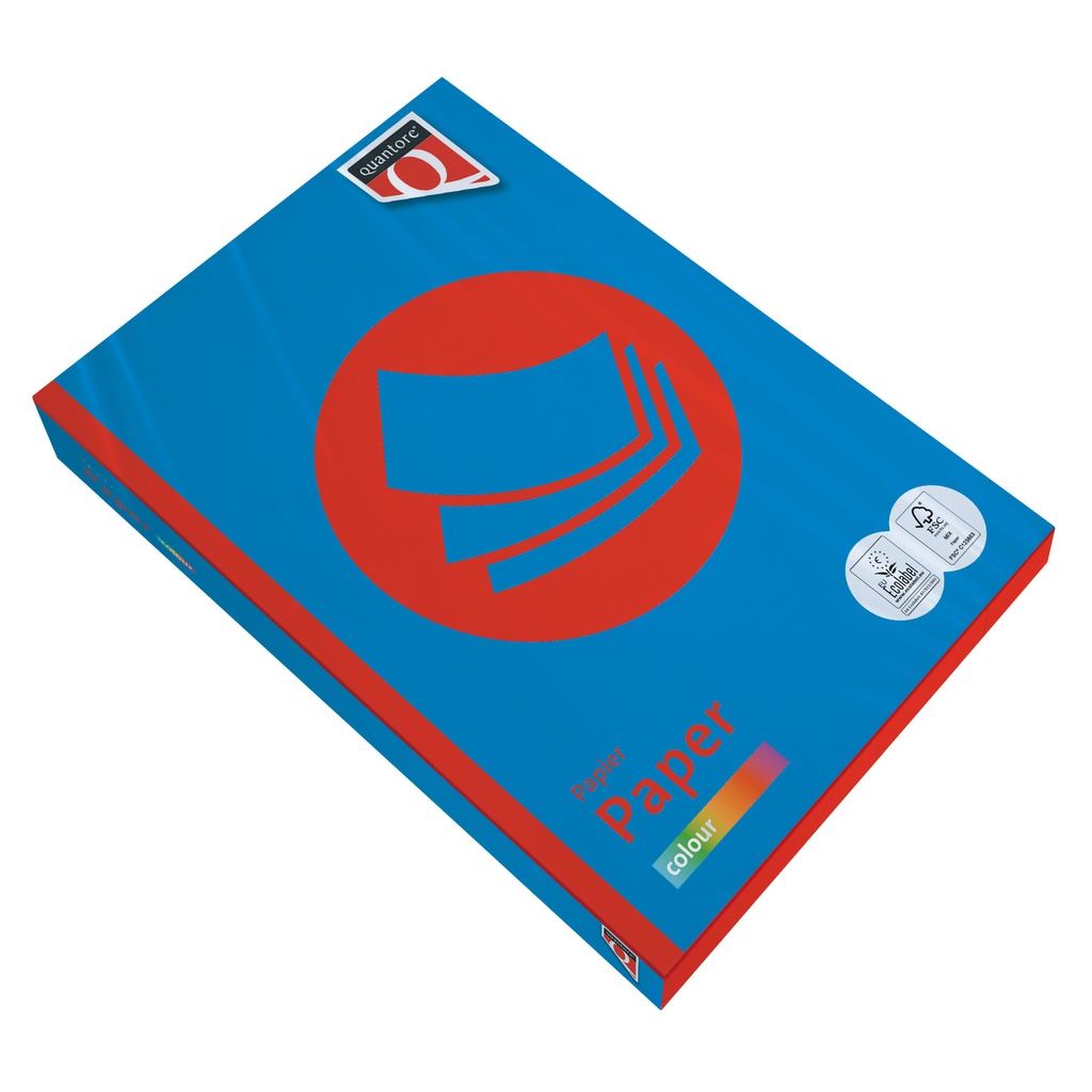 [746063] Kopieerpapier Quantore Colour A4 120gr diepblauw