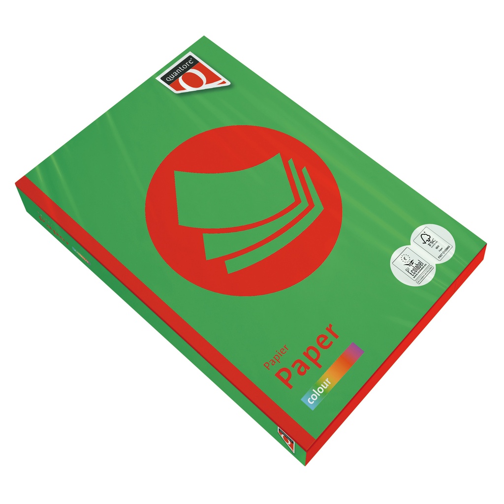 [746074] Kopieerpapier Quantore Colour A4 120gr grasgroen